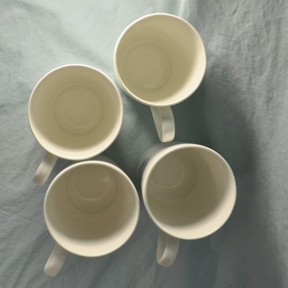 FOUR 12 oz Christopher Stuart Iris mug (w816) - Picture 3 of 13